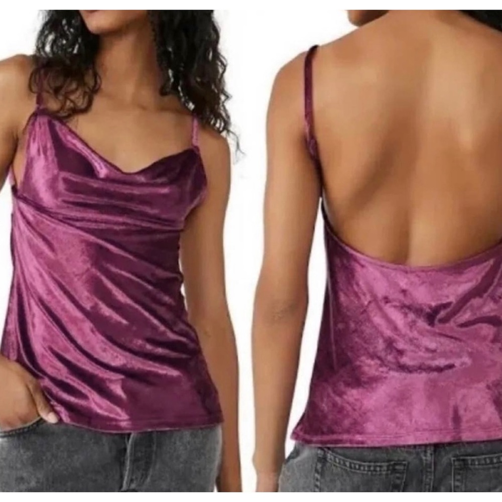 Free People All Night Velvet Tunic. NWT
